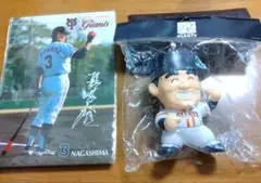 長嶋茂雄 監督 ソフビ 貯金箱 下敷きセット