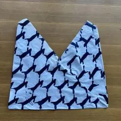 ミナペルホネンハンドメイド　あずま袋runrunrun ブルー