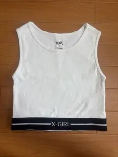 X-GIRL ホワイト タンクトップ