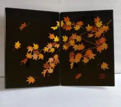 置物　紅葉　パネル