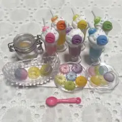♡ミニチュアカラフルスイーツセットNo.66