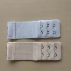 ブラジャー用延長ホック　アンダーサイズアップ2個セット