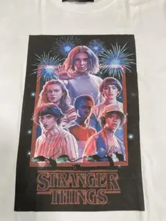 ストレンジャーシングス stranger L tシャツ 半袖　 ホワイト 新品