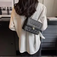 ♡ ショルダーバッグ ♡ 【ブラック】d ポシェット ミニバッグ スマホ