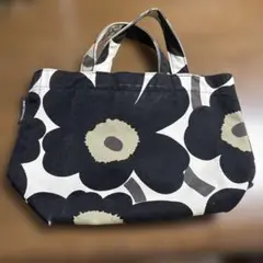 marimekko フラワーパターン トートバッグ 中型