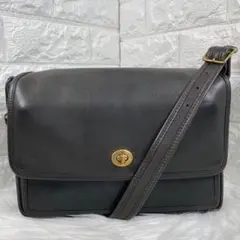 ✨美品✨ USA製 OLD COACH 本革 オールレザー ショルダーバッグ