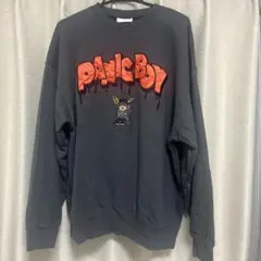 spinsスウェットグレー　panic boy