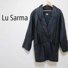 イタリア製 羊革 レザー テーラード ジャケット コート ブラック ラム