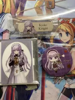 ダンガンロンパ 霧切響子 アクリルカード ネームバッジ 缶バッジ まねきねこ
