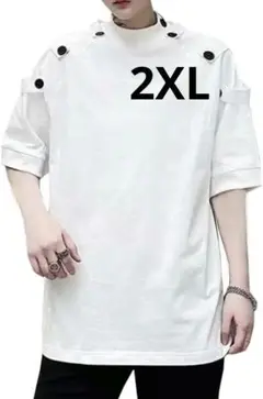 快適✨ 半袖tシャツ メンズ 無地 大きい サイズ ビックシルエット 2XL