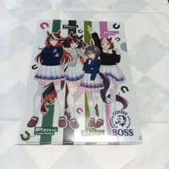 BOOS,COFFEE, ウマ娘コラボ、クリアファイル