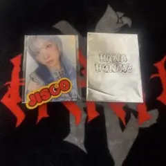 HANA JISOO ジス　トレカ　ファンミ　ランダムフォトカード