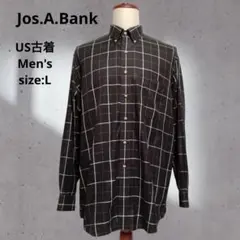 Jos.A.Bank コットンシャツ Men's :L US古着 アメカジ