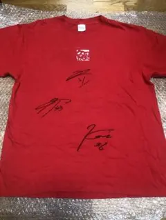 広島東洋カープ　5名直筆サイン入りＴシャツ　Lサイズ