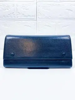 【正規品】セリーヌ CELINE ブラック イエロー バイカラー 長財布 財布