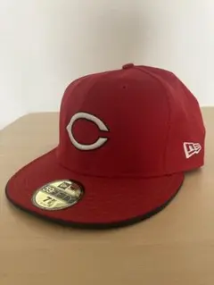 広島東洋カープ　NEW ERA レッド　ホワイト　7 3/8