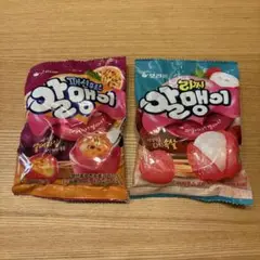 オリオングミ 韓国限定 ２個セット むけるグミ パッションフルーツ ライチ