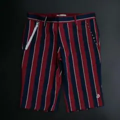 美品 Japanese Label stripe slacks shorts