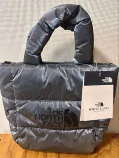 THE NORTH FACE プランピー ミニトートバッグ シルバーグレー