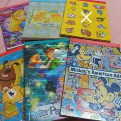 ディズニー レア 希少 メモ帳 メモパッド まとめ売り 5冊