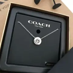 ★新品 COACH コーチ ネックレス シルバー
