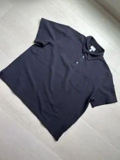 H＆M ネイビーオーバーサイズ ポロシャツ 半袖 XL
