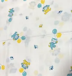 ビンテージ生地　くま　猫　うさぎ　バルーン