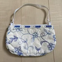 LeSportsac 花柄刺繍 ポーチ