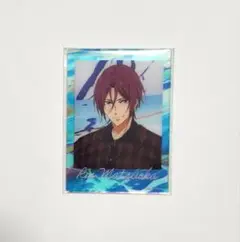 【匿名配送】Free! 松岡凛 チェキ風クリアカード オーロラ