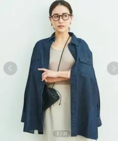 アパートバイローリーズ Free 石岡真実さんコラボ デニム シャツ