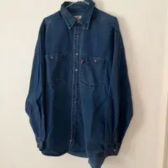 リーバイス　シャツ　デニム　インディゴ　デニムシャツ　Levi's L 状態良好