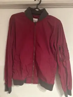 希少　00’s 《GAP 》Burgundy Light MA-1 Jacket