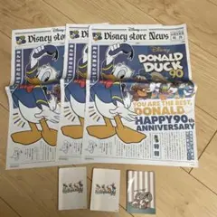 ドナルドダック90周年記念ニュースとカードセット