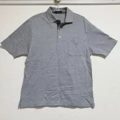 新品未使用　DAKS グレー ポロシャツ 左胸ポケット付き　 Mサイズ