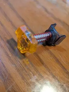 ツインアルミトリガーアルティメットフェニックス用ラバークリアオレンジ ビーダマン