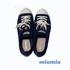 miumiu デニム スニーカー