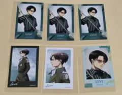 進撃の巨人　リヴァイ　冬の歩み　ラウンドワン　イラストカード　セット