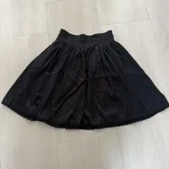 【美品】JILL by JILL STUART ブラック フレアスカート S