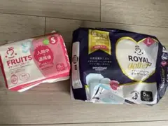 【セット売り】お産パッドフルーツS ロイヤルギャザータイプL