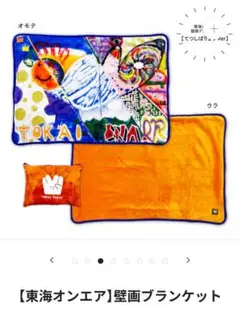 【東海オンエア】壁画ブランケット　　てつしばりょうVer