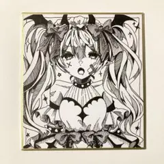 ミニ色紙 オリジナルイラスト