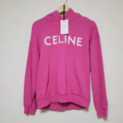CELINE ピンクパーカー サイズS