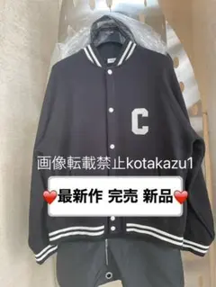 完売 希少 セリーヌ CELINE ロゴ ブルゾン テディ ジャケット 黒
