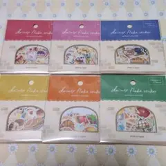 キャンドゥ dainty フレークシール 6点セット シール/ステッカー/文房具