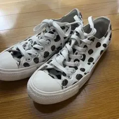 SALE コンバース　converse 牛柄　ダルメシアン柄　23.5cm