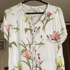 Parisで購入　Grace&Mila ビックフラワープリントブラウス