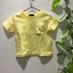 Polo by Ralph Lauren Tシャツ 黄色ワンポイント 70サイズ