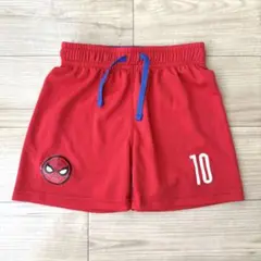 【H&M】スパイダーマン 半ズボン 100cm レッド サッカー スポーツウェア