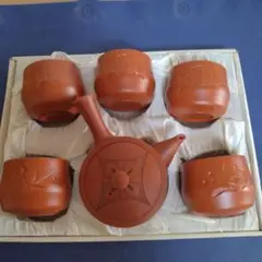 [常滑焼]急須と湯呑み5個セット