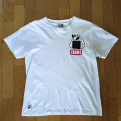 CHUMS チャムス　ホワイト Tシャツ　おにぎり　おむすび　S